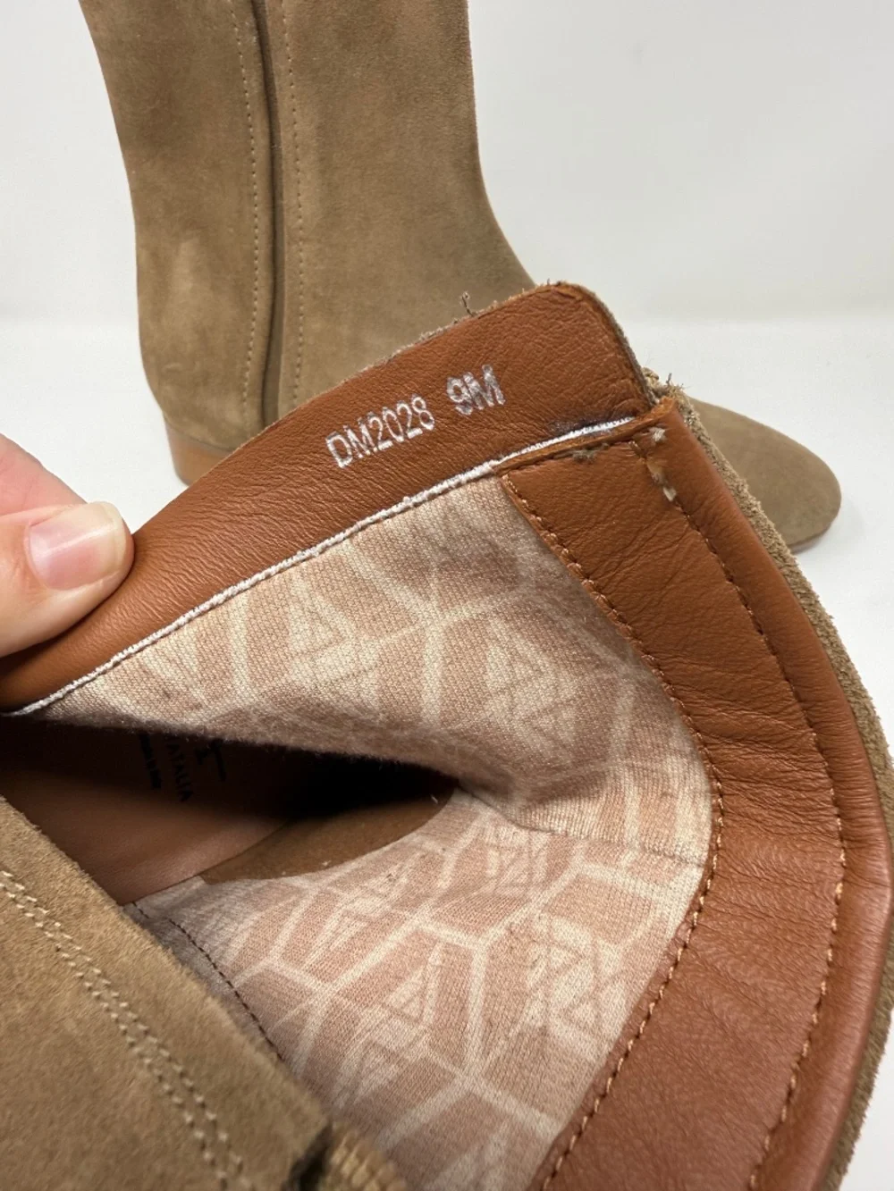 New Aquatalia Sahara Weatherproof Bootie Brown Suede Sz 9